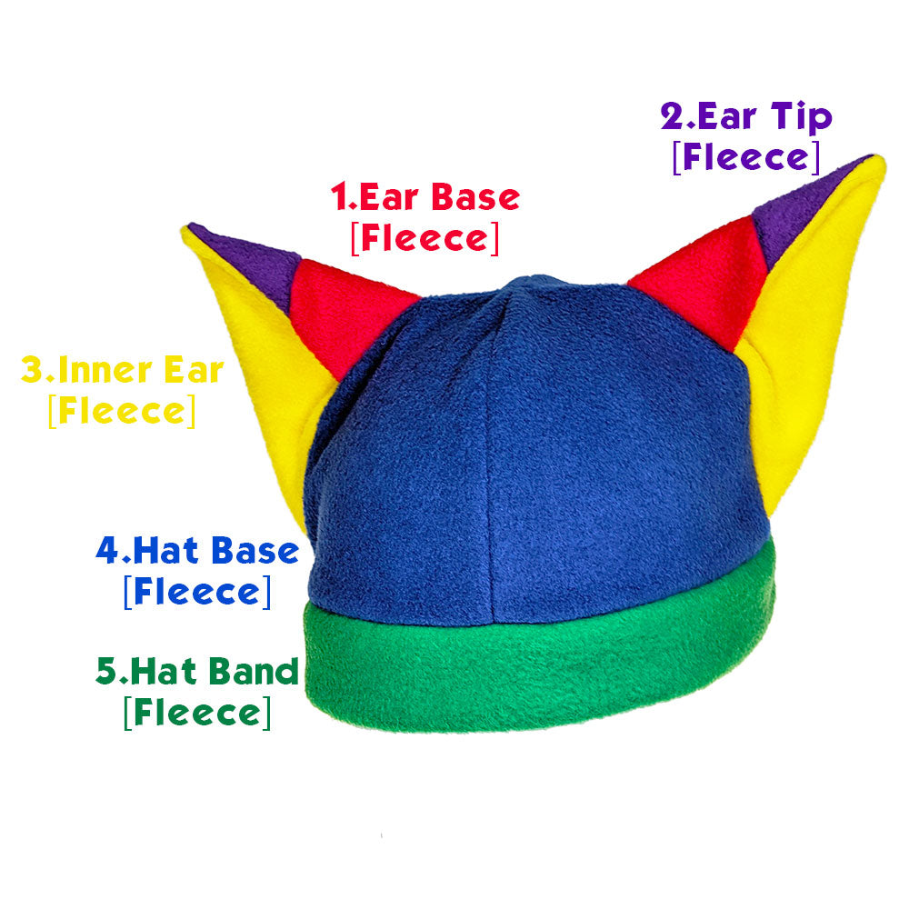 ☆ Color-Swap Fleece Fox Hat