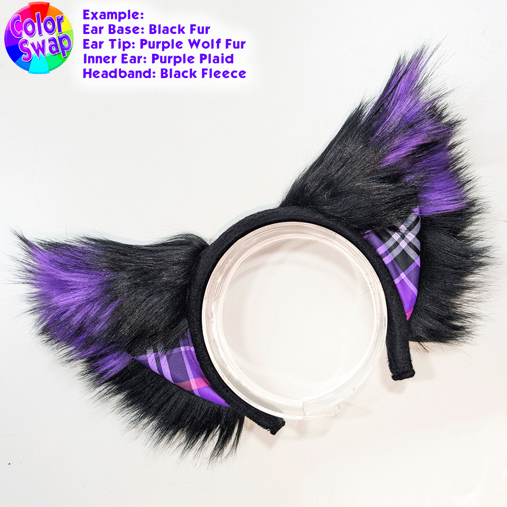 Pawstar Color-Swap Fox Yip Ear Headband