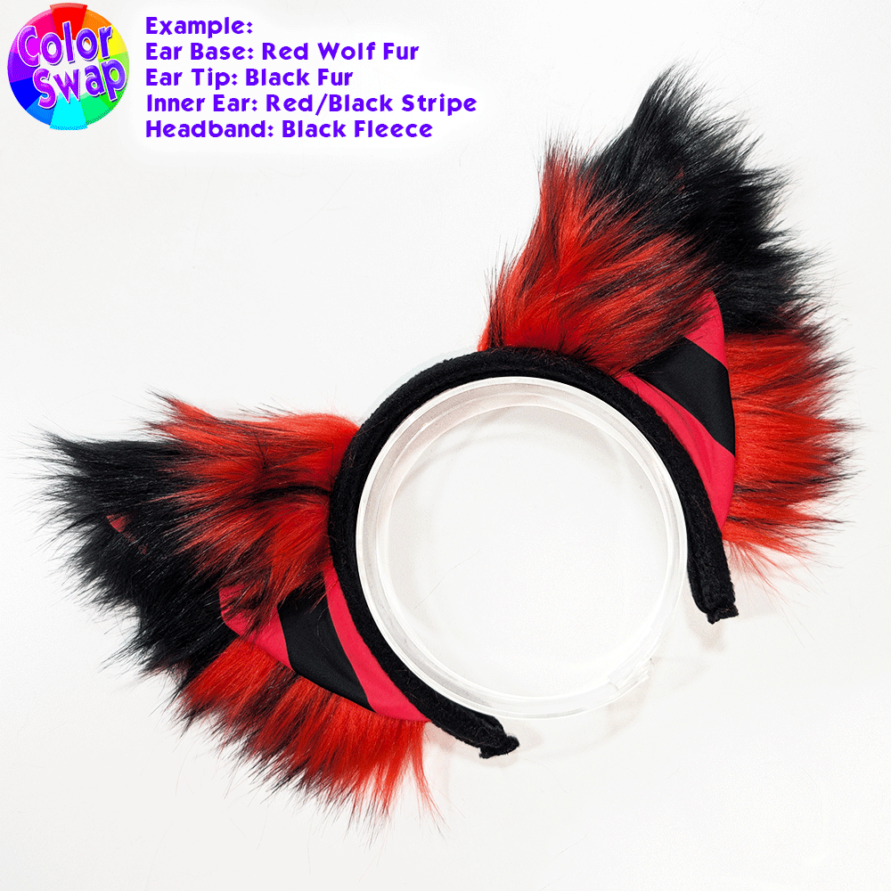 Pawstar Color-Swap Fox Yip Ear Headband
