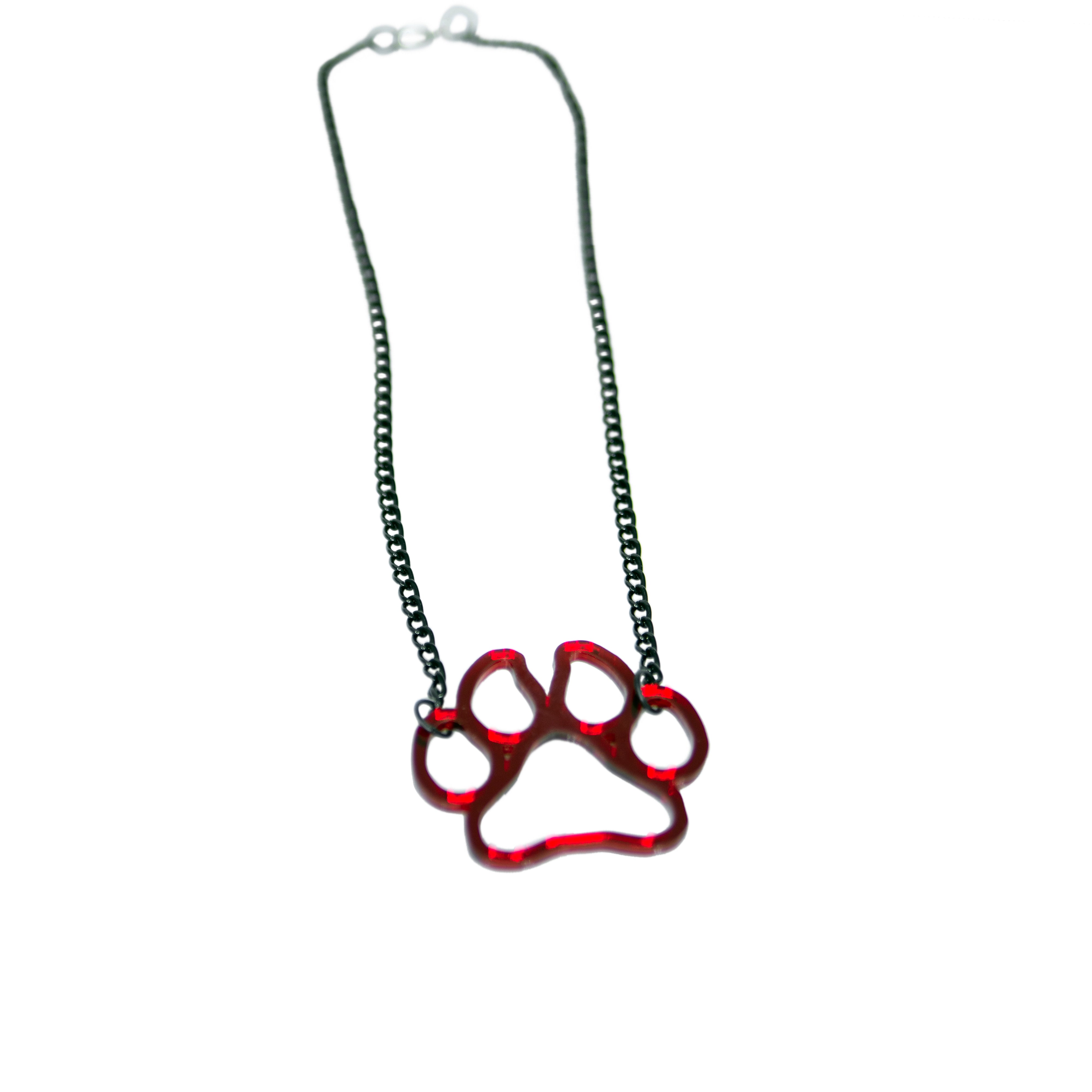Paw Knucks Bit Necklace - Pawstar Pawstar Necklaces cosplay, costume, Cutebits, furry, ship-15, ship-15day