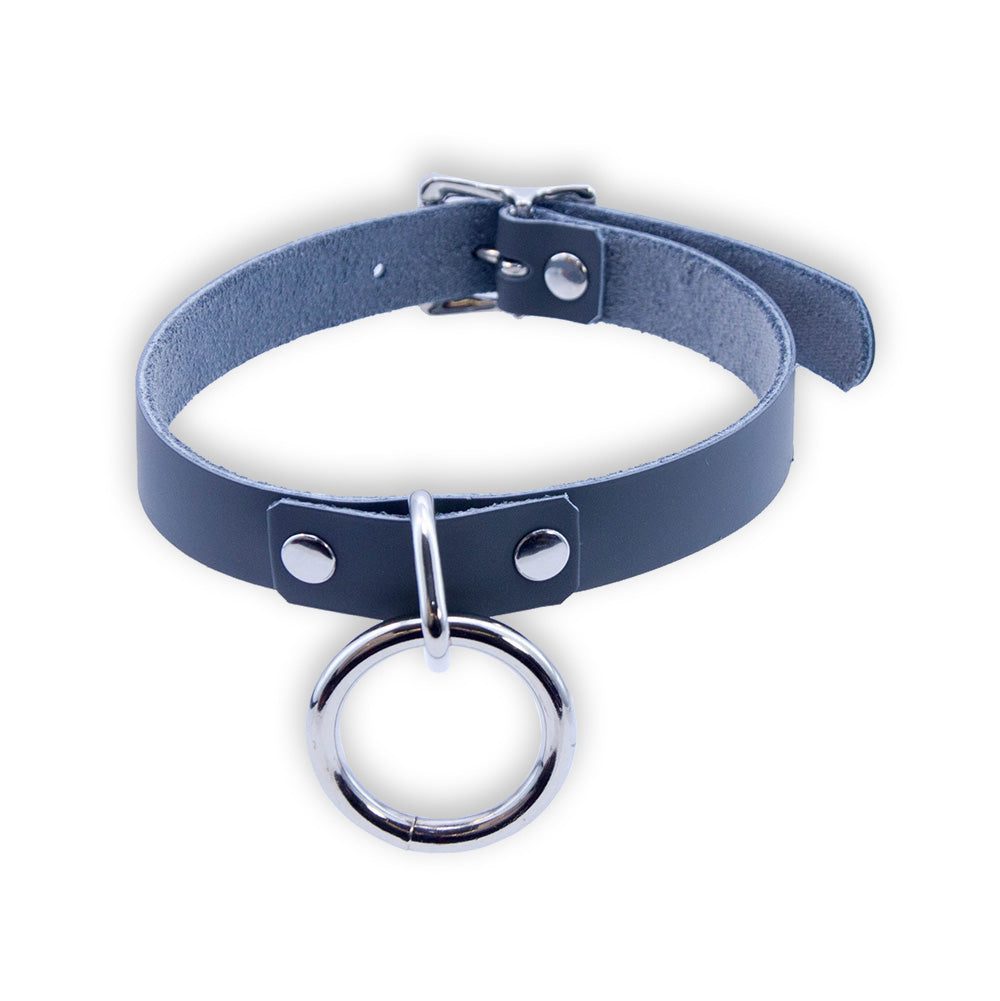 Basic Ring Collar - Pawstar Pawstar Leather Collar collar, cosplay, costume, furry, leather, ship-15, ship-15day