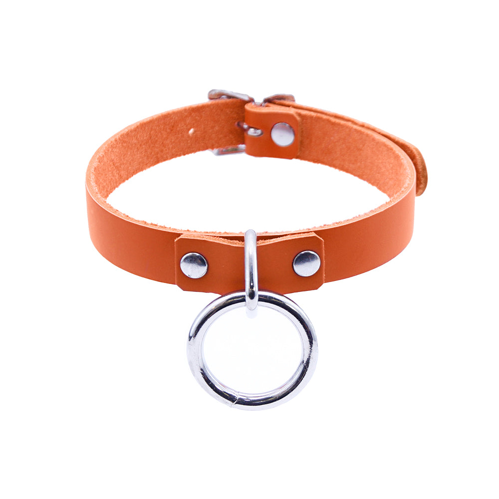 Basic Ring Collar - Pawstar Pawstar Leather Collar collar, cosplay, costume, furry, leather, ship-15, ship-15day