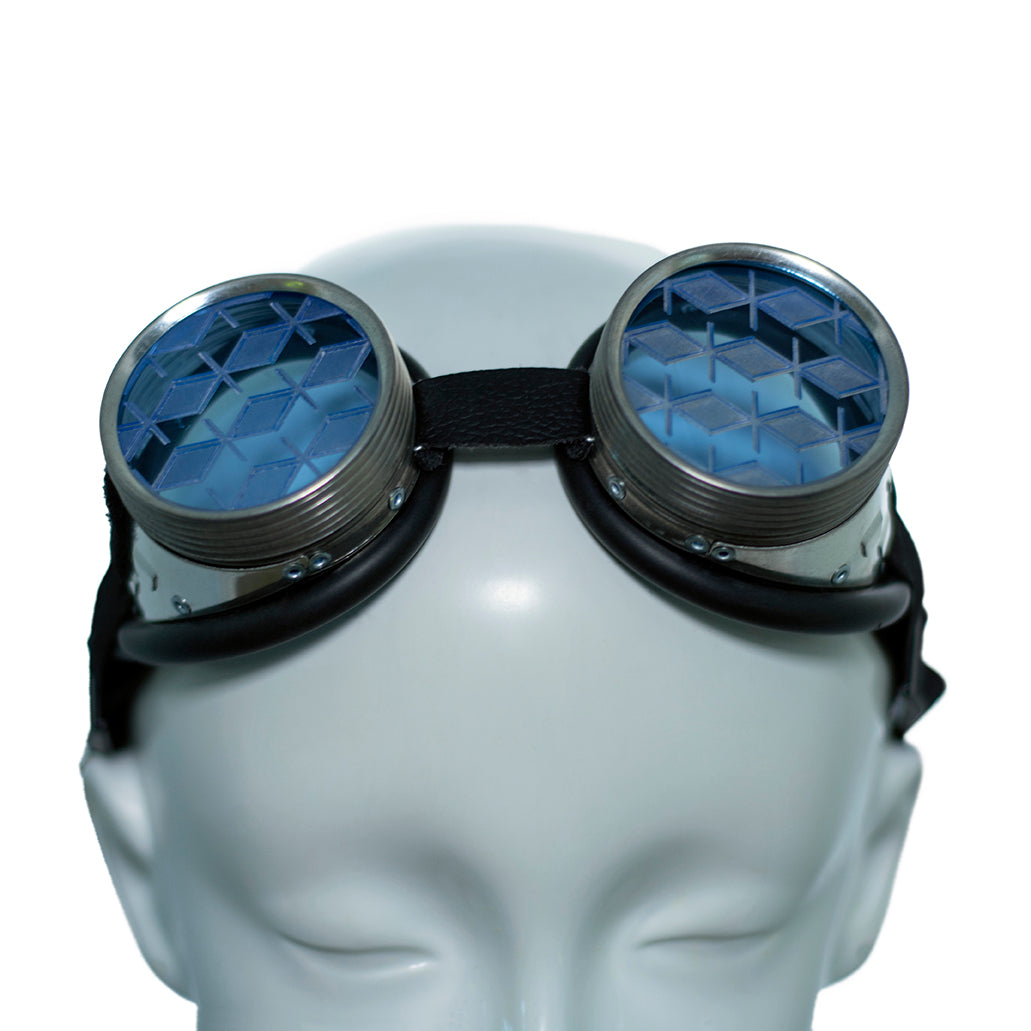 UV Etched Goggles - Pawstar dsfusion Cyber Goggles cyber, festival, rave, ship-15, ship-15day