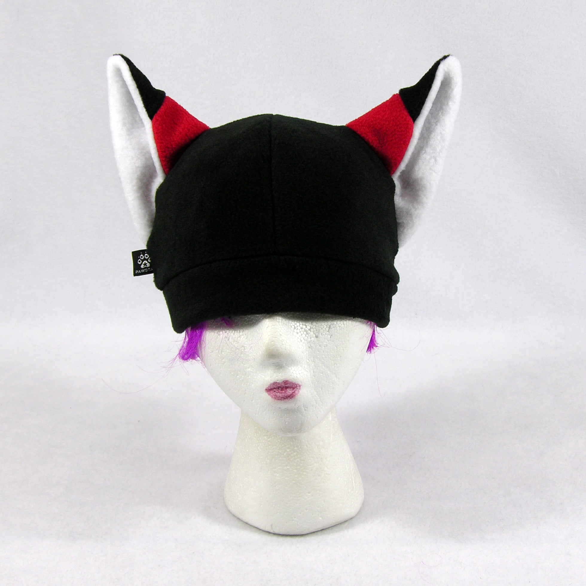 ★ CUSTOM Fleece Fox Hat - Pawstar Pawstar Fleece Hats canine, cosplay, costume, custom, fox, furry, hat