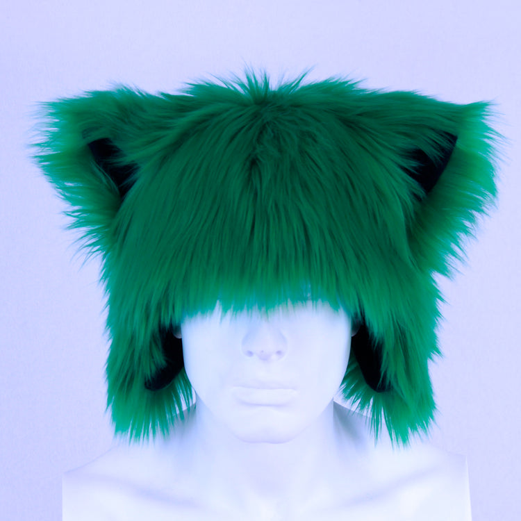 ★ Fluffy Puffy Mew Hat - Pawstar Pawstar Hoods cat, cosplay, costume, Feline, furry, hat, limited, ship-15