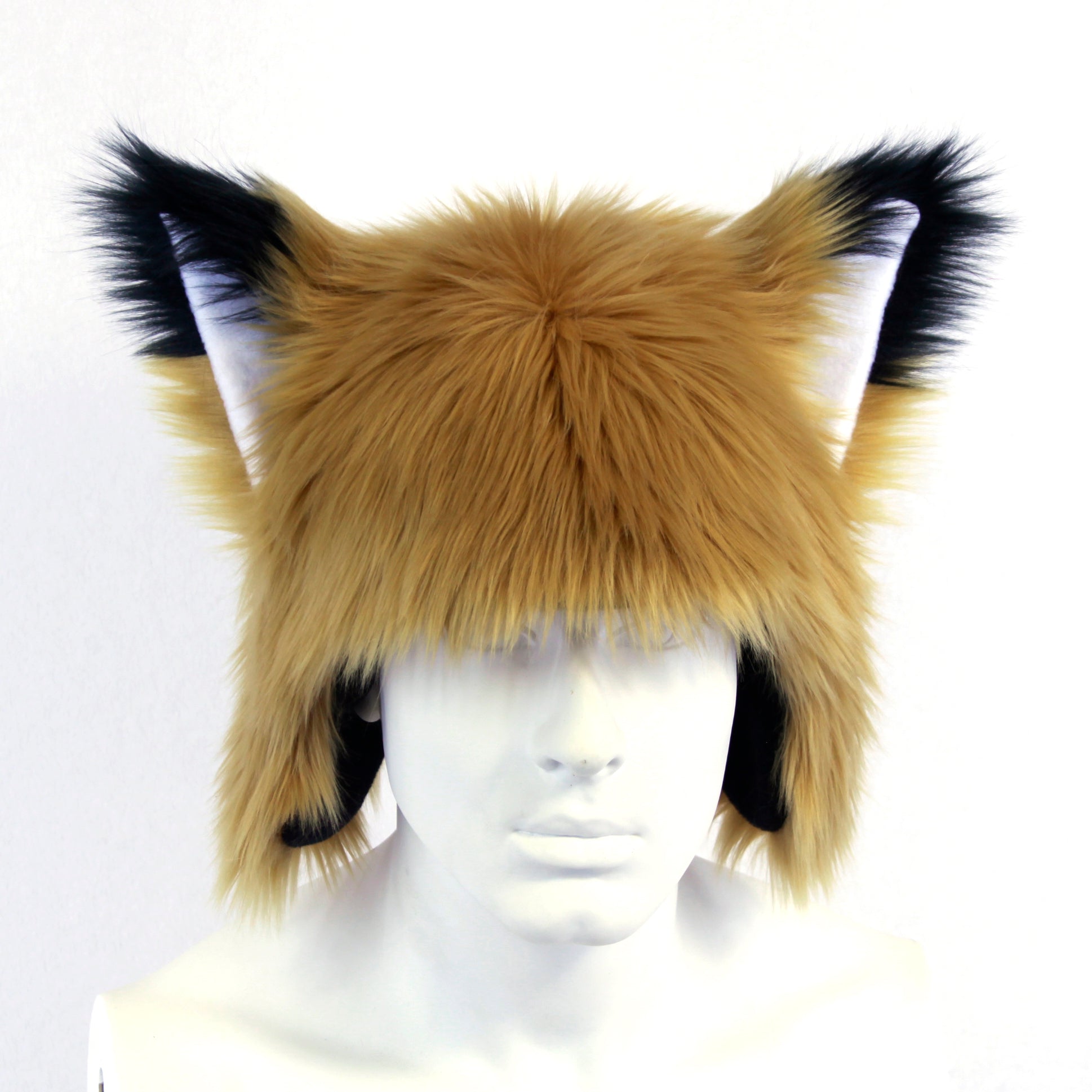 ★ Fluffy Puffy Fox Yip Hat - Pawstar Pawstar Hoods canine, cosplay, costume, fox, furry, hat, limited, ship-15