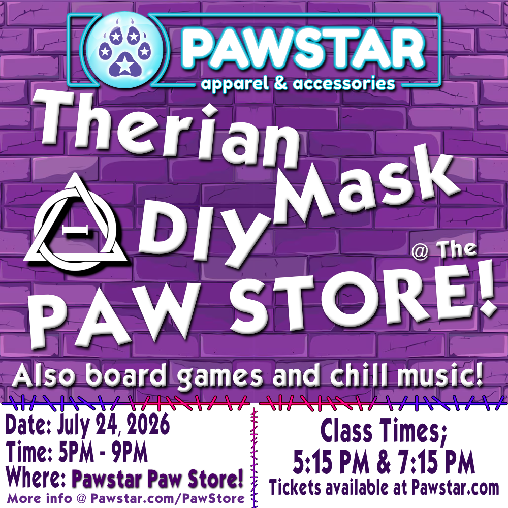 Ticket: Therian Mask DIY at the Paw Store