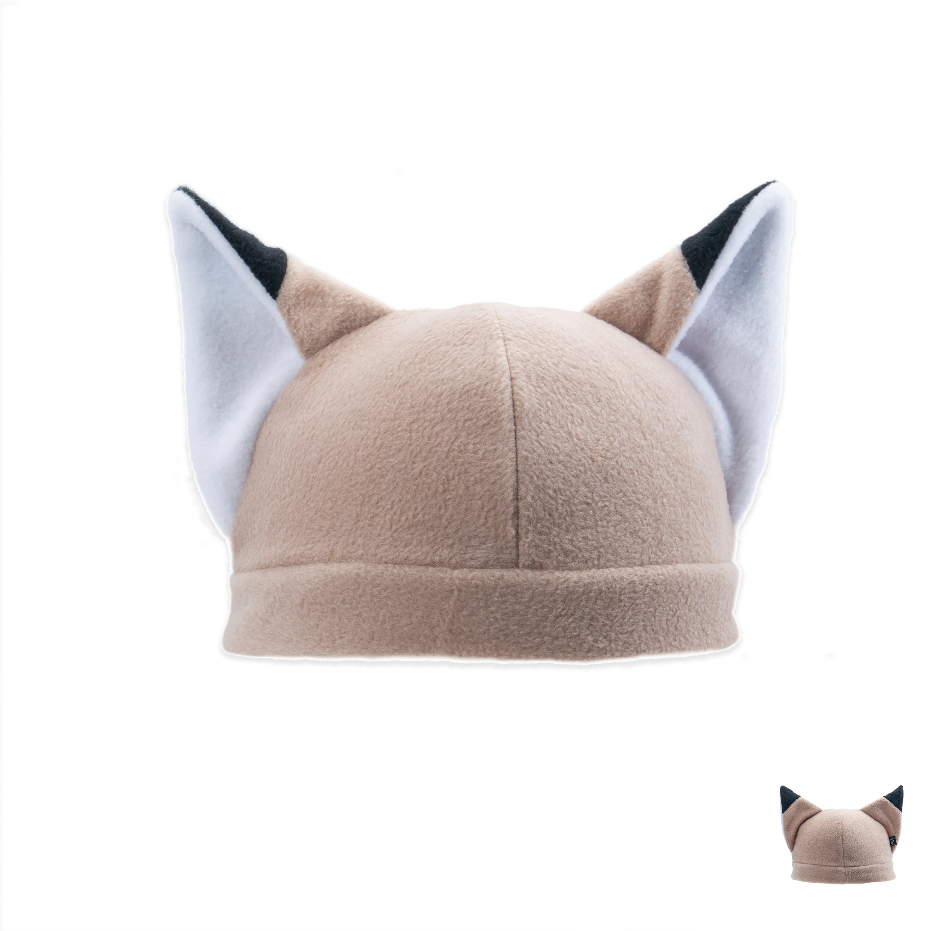 ★ CUSTOM Fleece Fox Hat - Pawstar Pawstar Fleece Hats canine, cosplay, costume, custom, fox, furry, hat