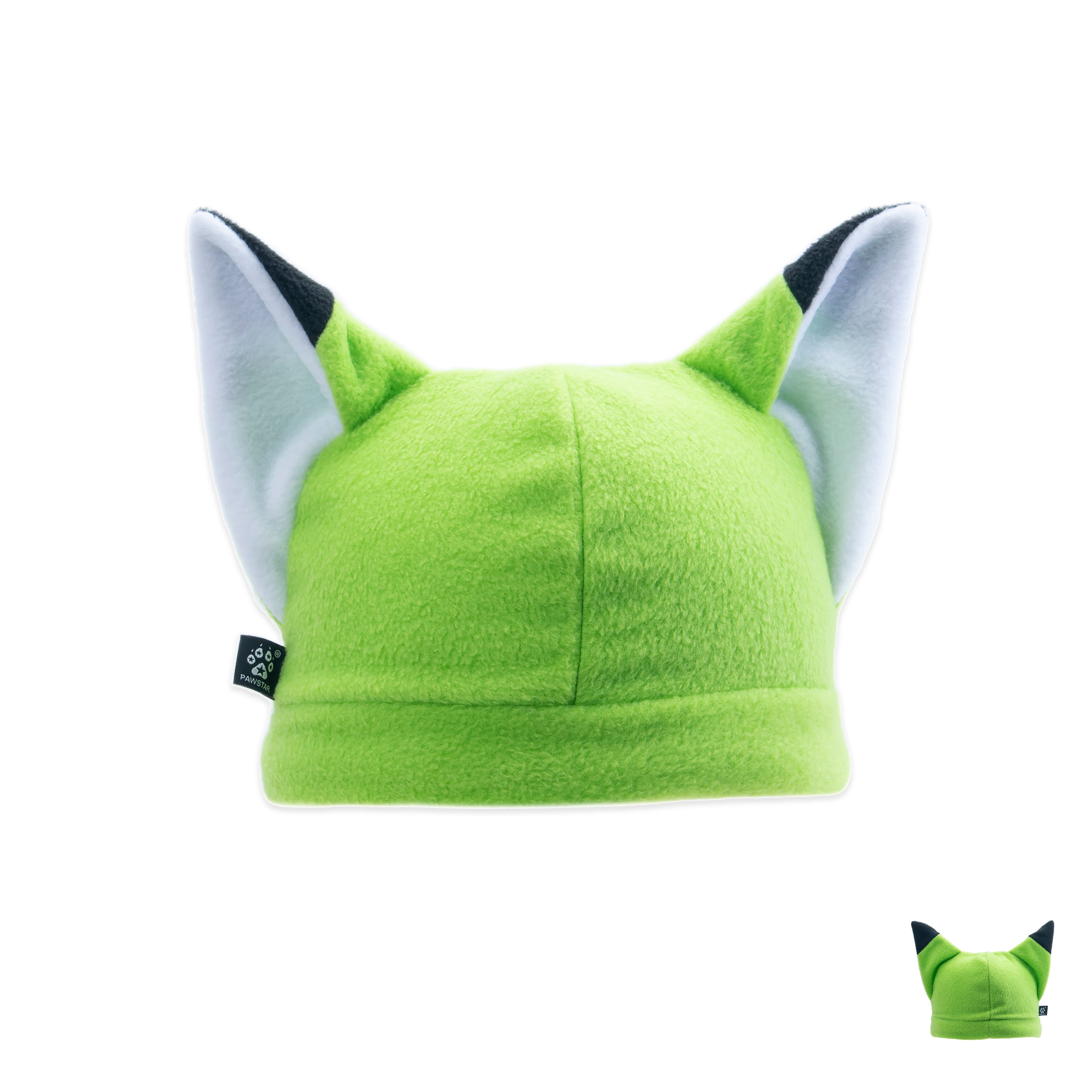 ★ CUSTOM Fleece Fox Hat - Pawstar Pawstar Fleece Hats canine, cosplay, costume, custom, fox, furry, hat