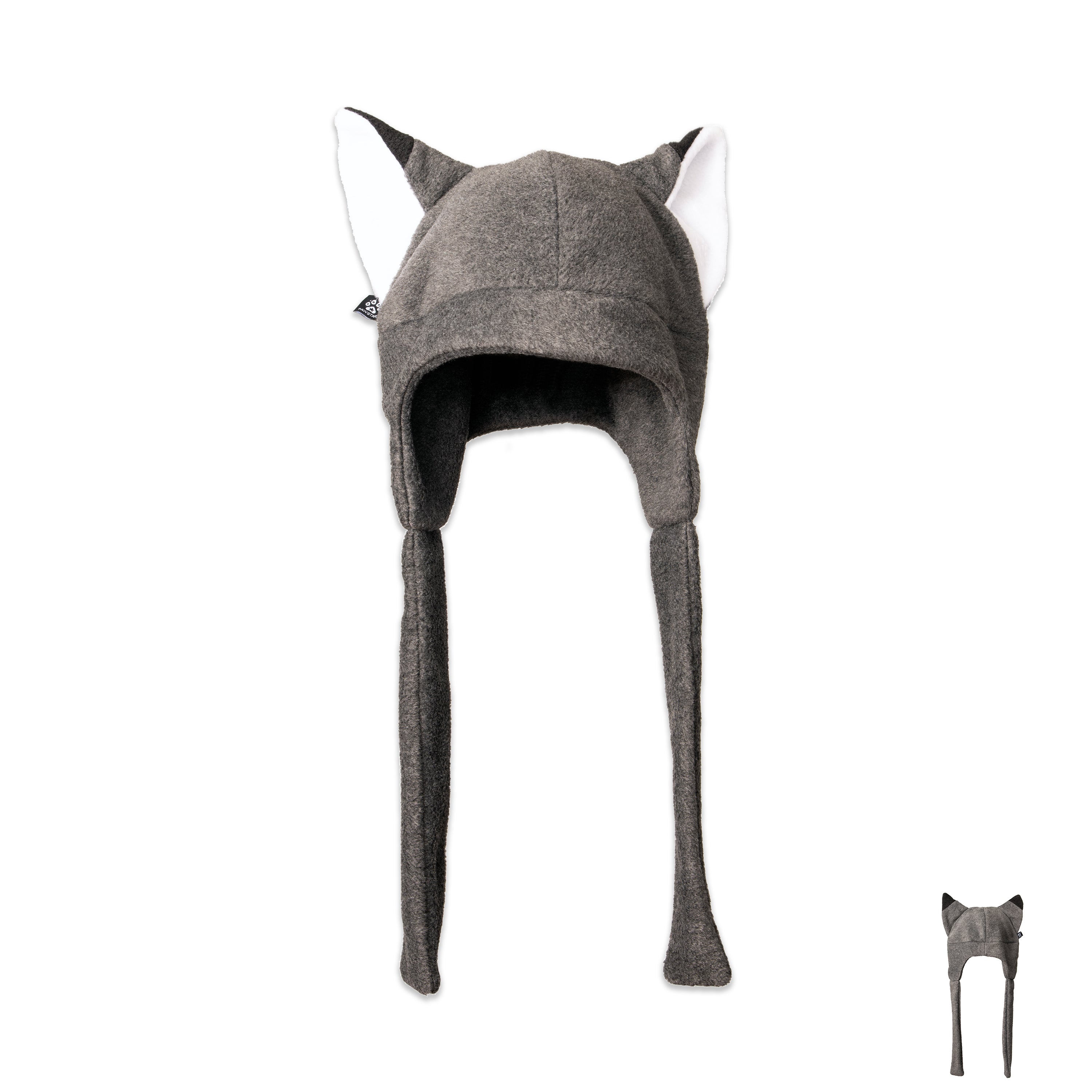 Pawstar Fleece Fox Hat cap beanie extra warm Partial Fursuit for furry conventions anime cosplay halloween costume rave music festival