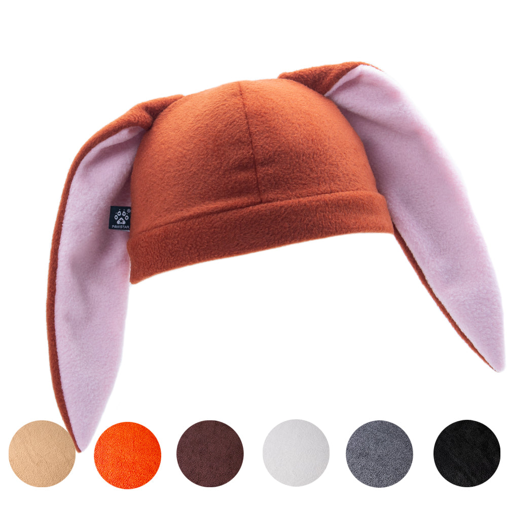 Fleece Bunny Hat - Pawstar Pawstar Fleece Hats bunny, cosplay, costume, furry, hat, ship-15, ship-15day