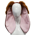 Rust Pawstar Classic Floppy Bunny Ears Rabbit headband for costumes, cosplay, fursuit, fashion, therian judy hopps easter