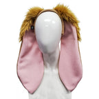 Pawstar Classic Floppy Bunny Rabbit Headband easter bugs judy hopps furry fluffy partial fursuit halloween costume or cosplay accessory butterscotch
