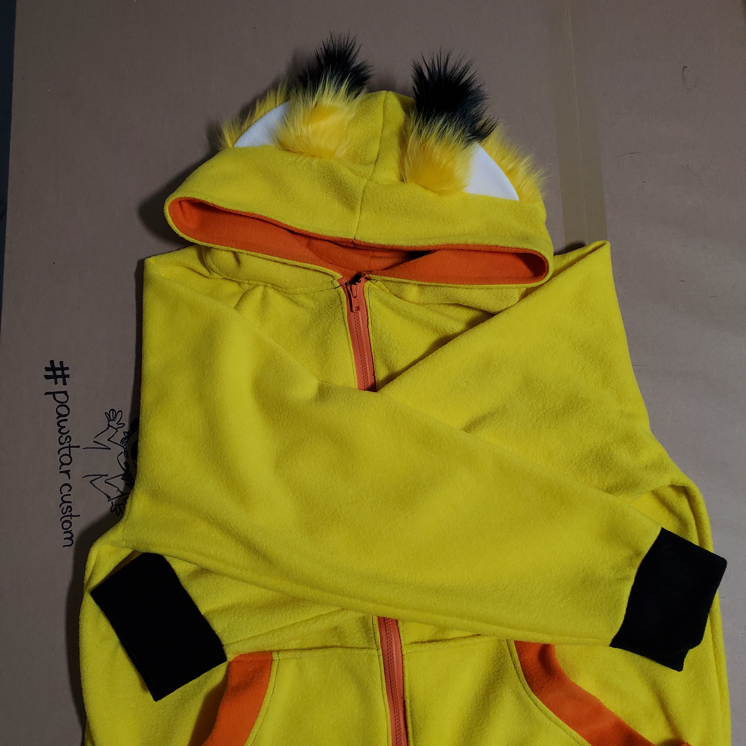 CUSTOM Fox Yip Hoodie - Pawstar Pawstar Hoodie bunny, custom, hoodie, ship-15