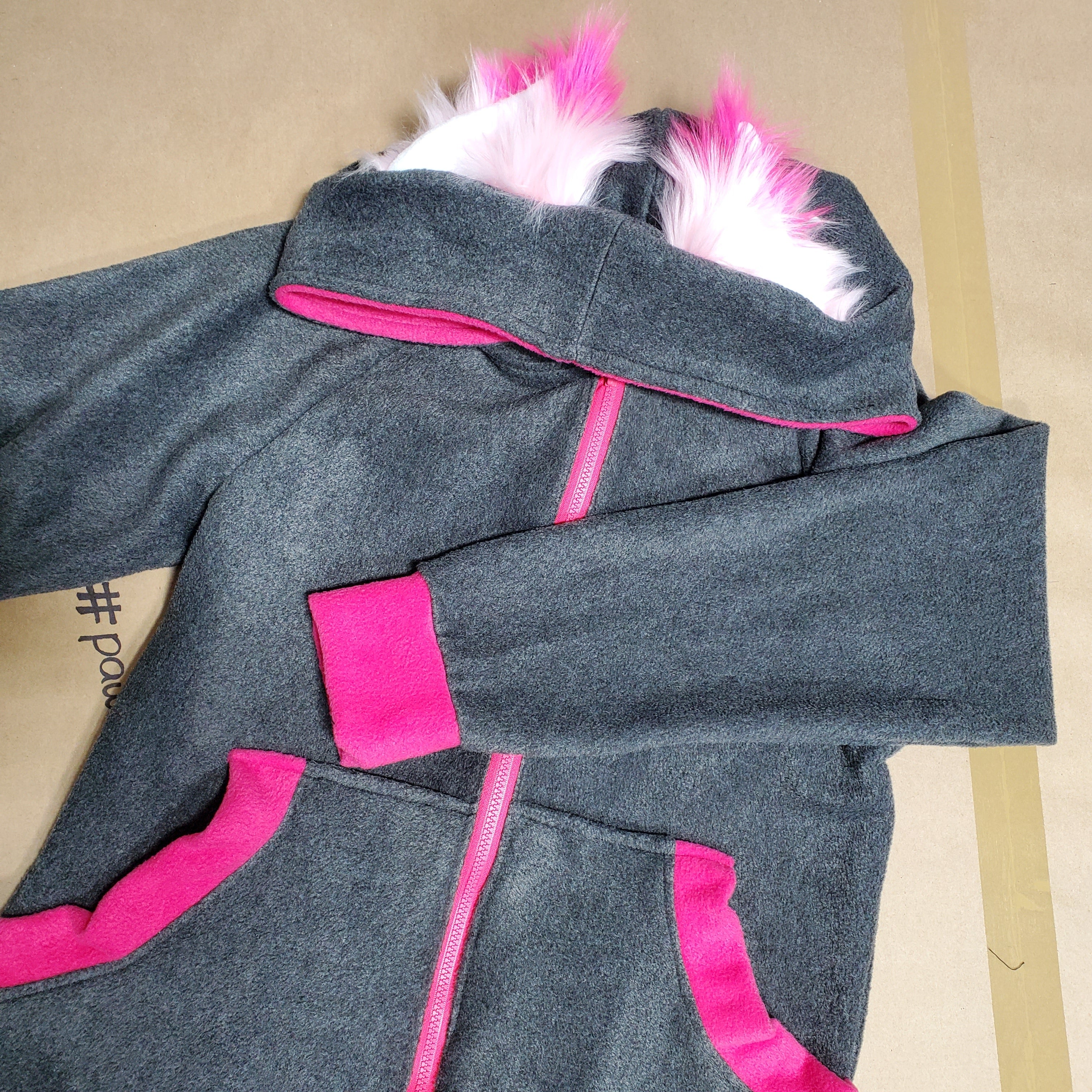 CUSTOM Fox Yip Hoodie - Pawstar Pawstar Hoodie bunny, custom, hoodie, ship-15