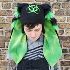 Bio Mega Bunny Hat - Pawstar Pawstar Fleece Hats bunny, cosplay, costume, furry, hat, new, ship-15, ship-30day
