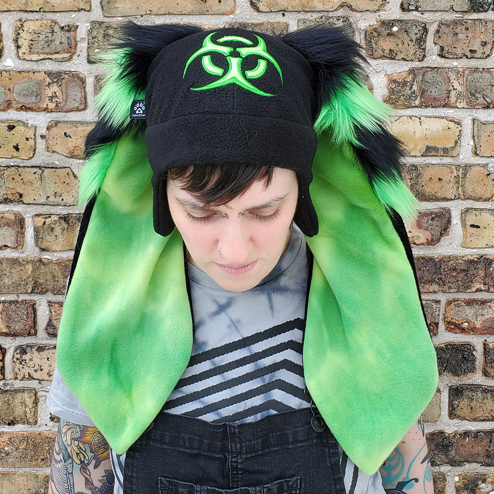 Bio Mega Bunny Hat - Pawstar Pawstar Fleece Hats bunny, cosplay, costume, furry, hat, new, ship-15, ship-30day