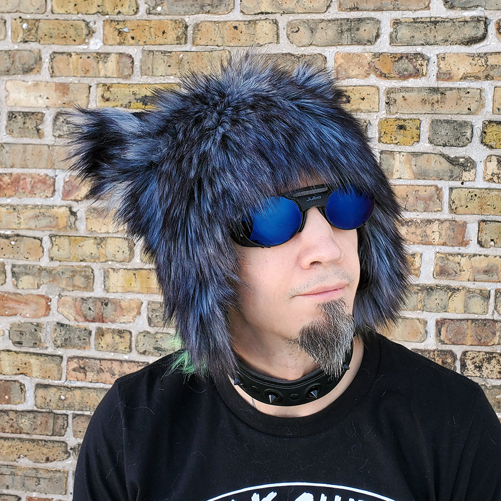 ★ Fluffy Puffy Wild Wolf Hat - Pawstar Pawstar Hoods canine, cosplay, costume, furry, hat, limited, ship-15, wolf