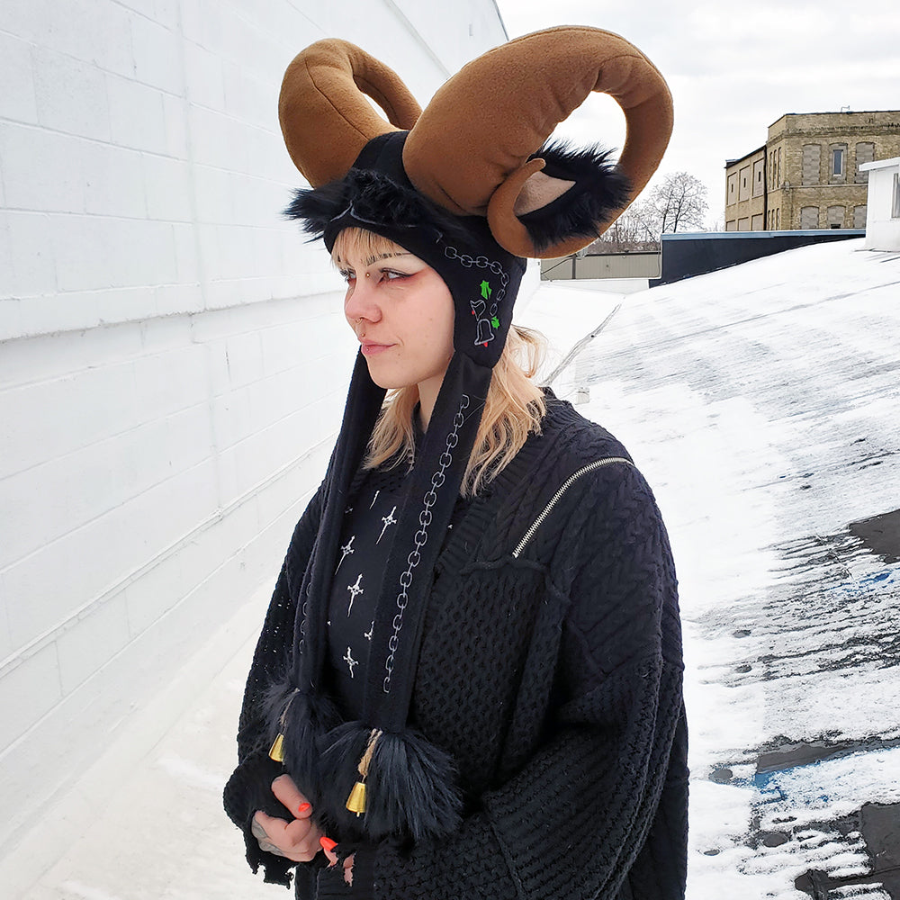 ★ MEGA Festive Krampus Hat - Pawstar Pawstar Fleece Hats december, hat, limited, new, ship-15