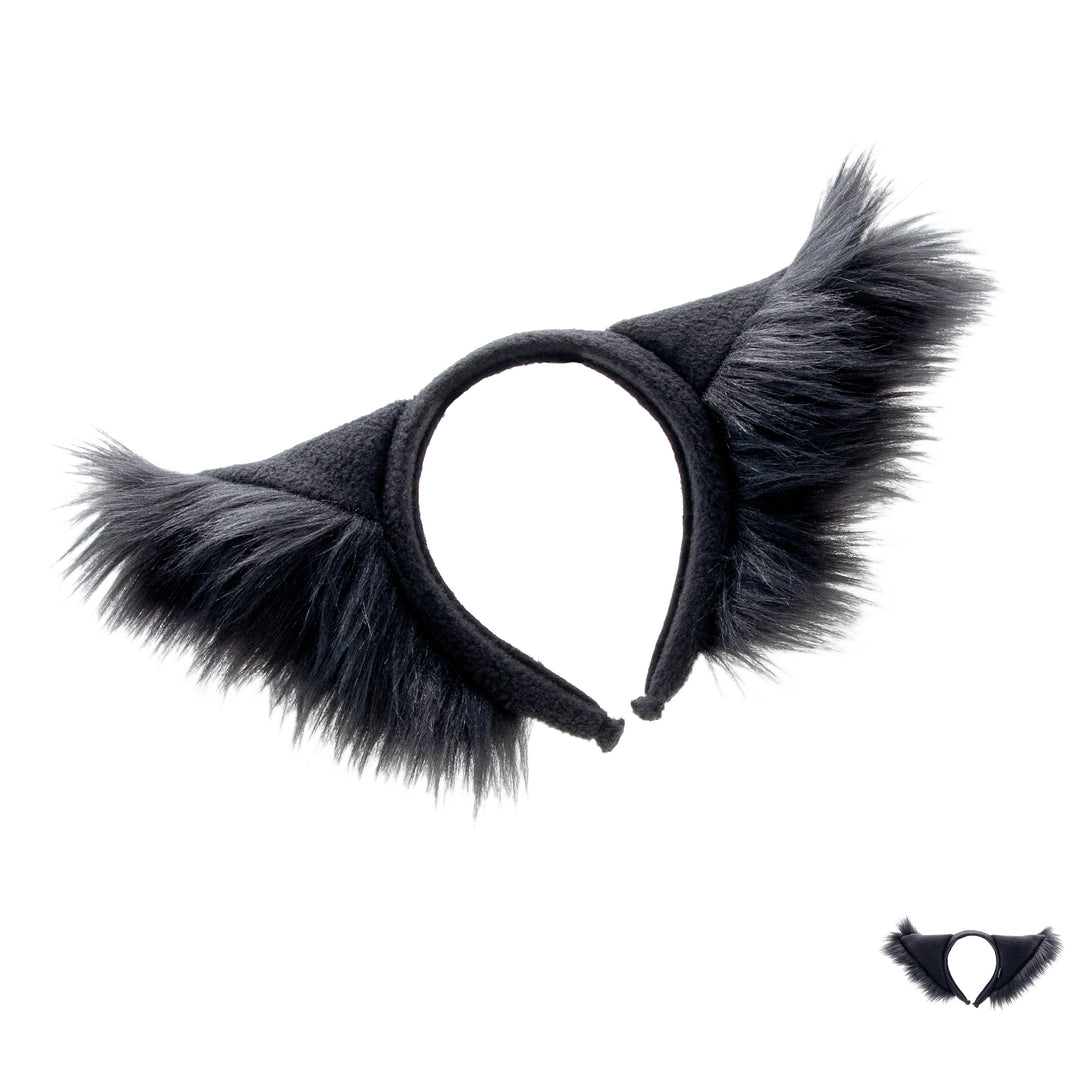 Wolfy Howl Ear Headband - Pawstar Pawstar Ear Headband canine, cosplay, costume, furry, ship-15, wolf