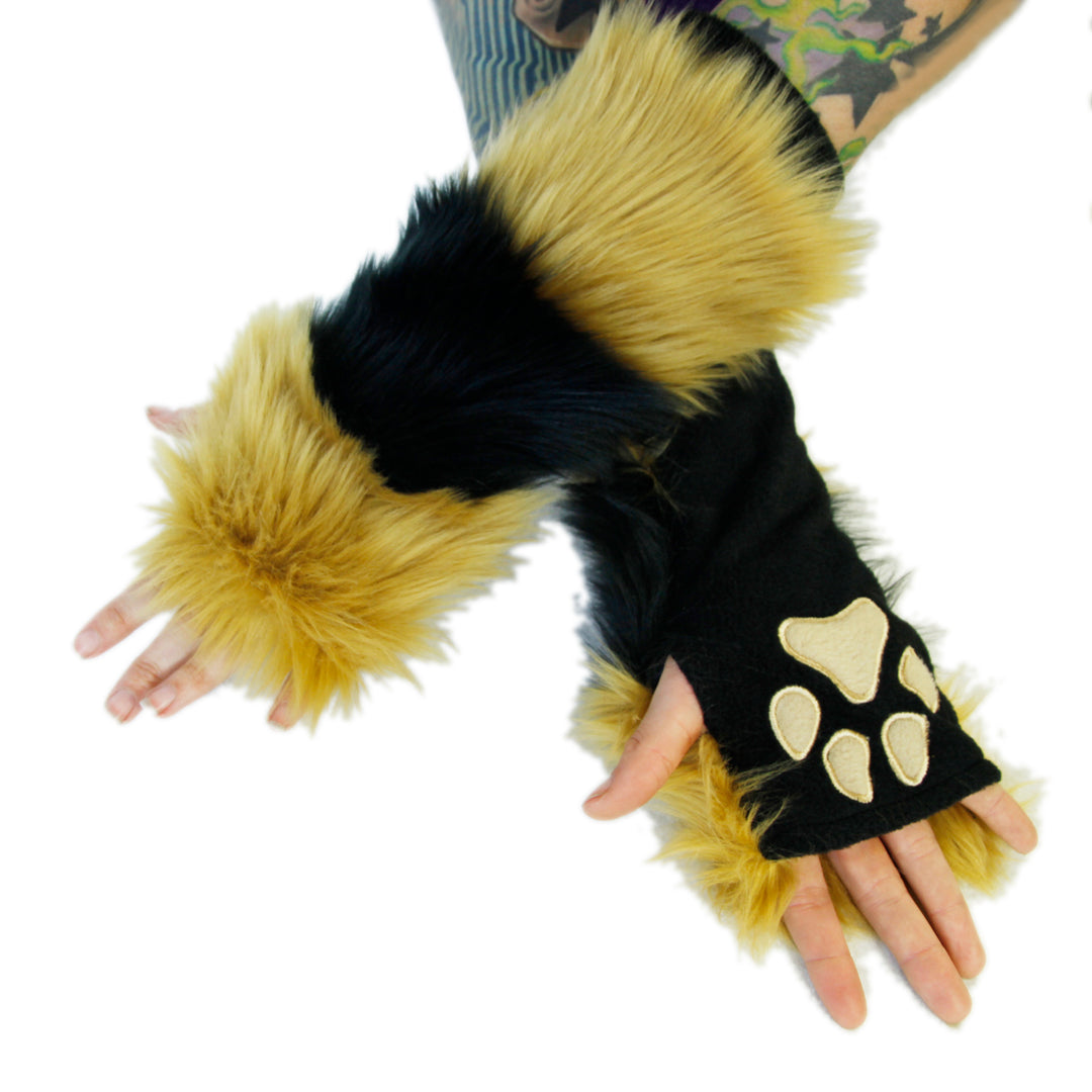 ✧ Stripey Paw Warmers [Discontinued Options]