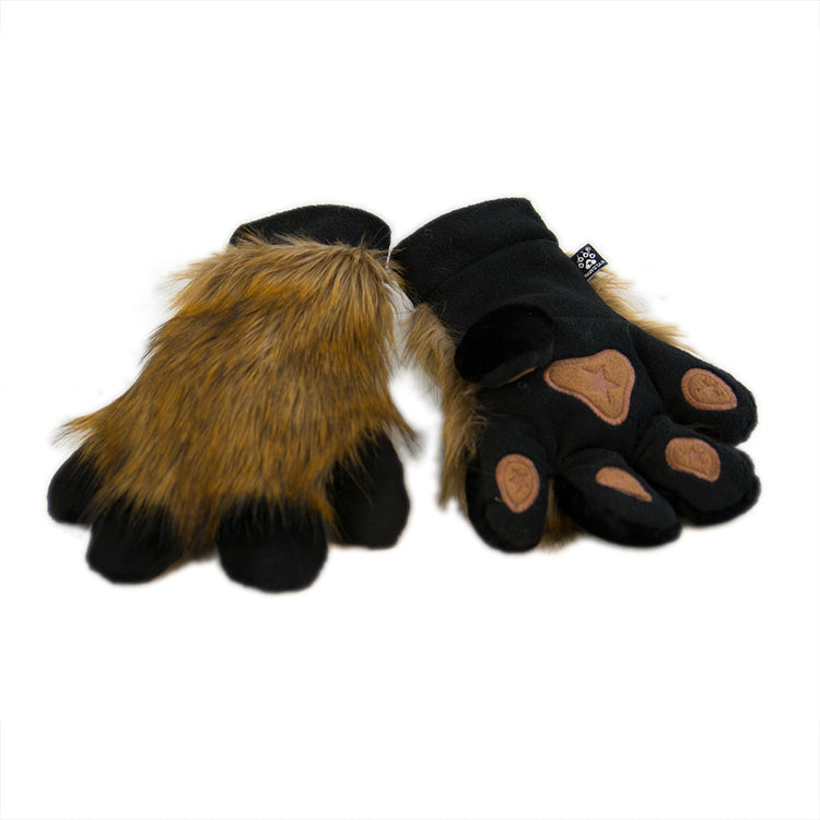 Pawstar partial fursuit hand glove paws. Great for furry conventions, halloween costumes, cosplaying, and more.