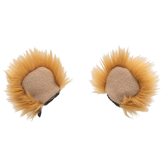 butterscotch brown Pawstar clip in hair bair ears for cosplay costume and halloween.