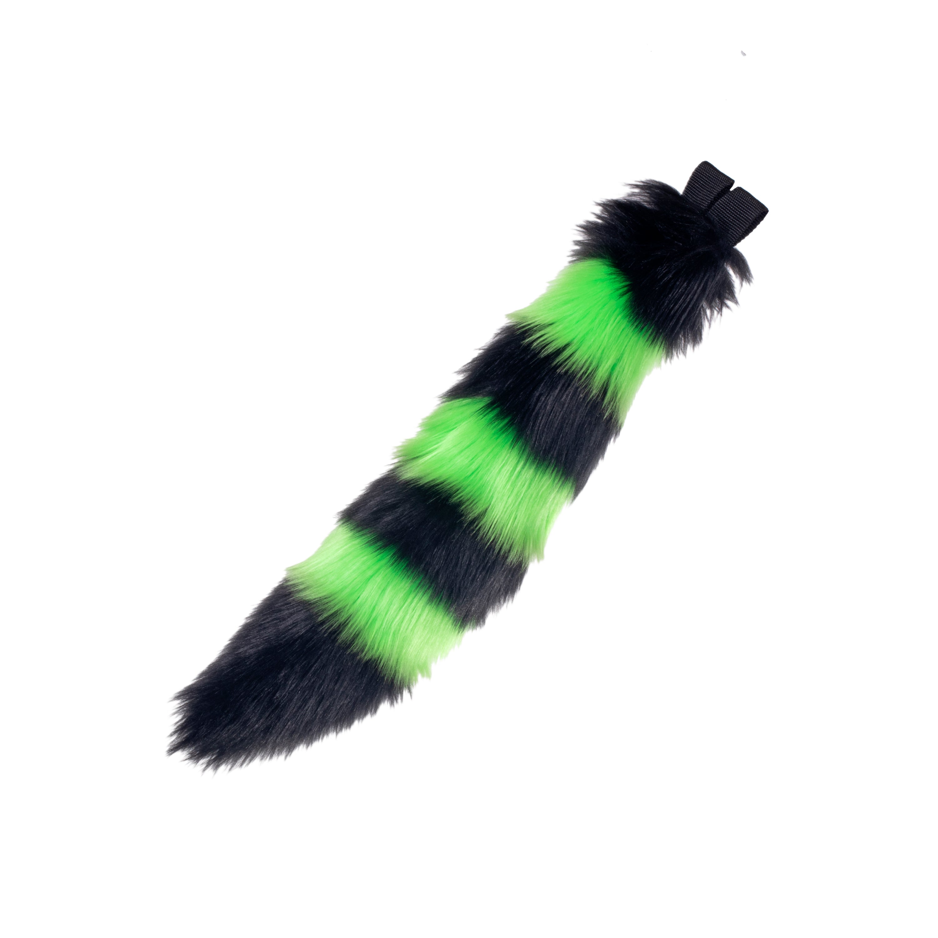 Stripey Mini Fox Tail - Pawstar Pawstar Tails canine, cosplay, costume, fox, furry, ship-15, ship-15day, tail