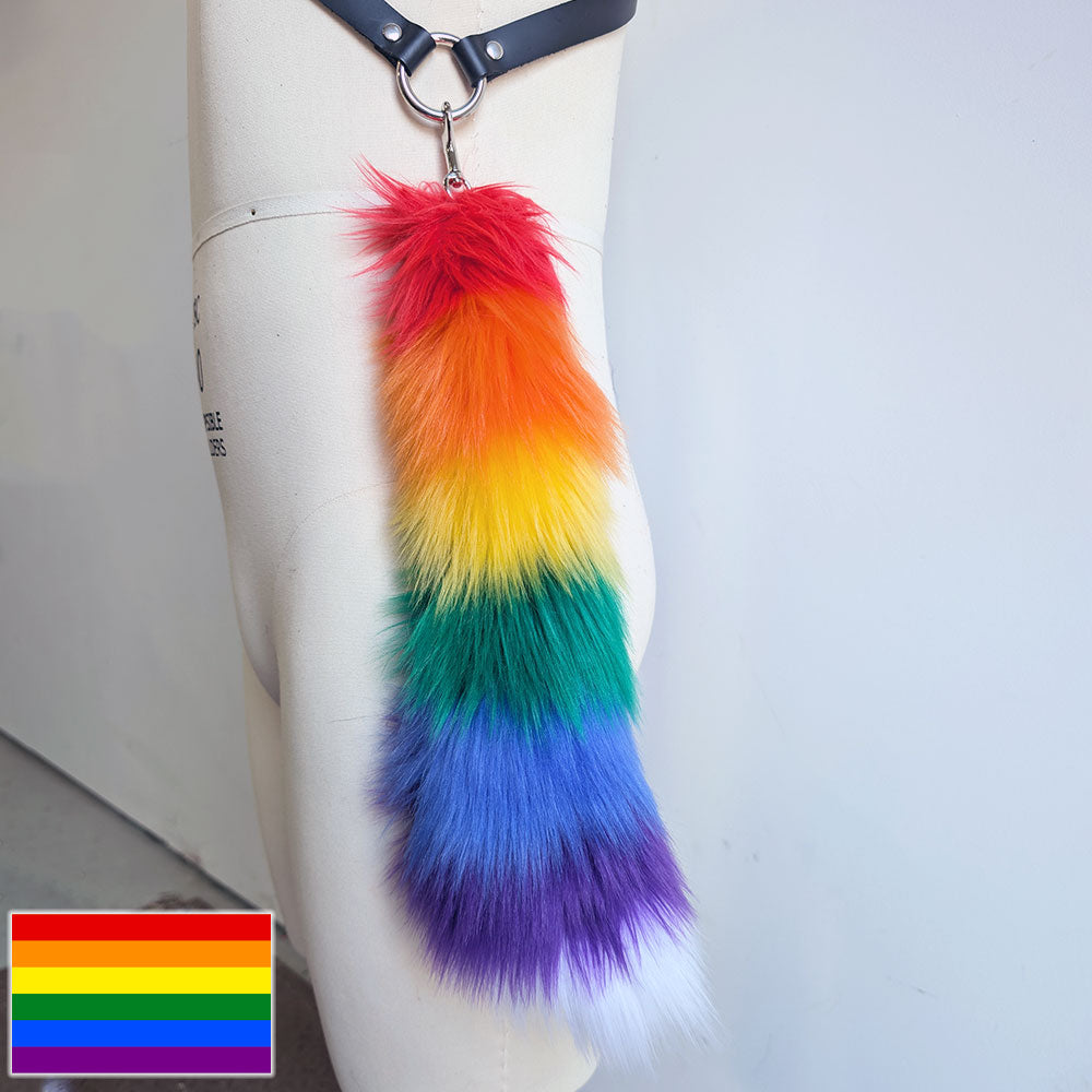 Chibi Rainbow Kitty Tail