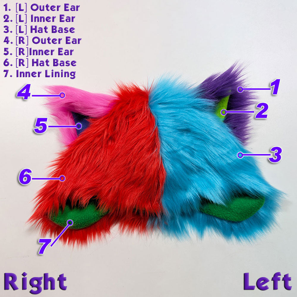 ☆ Color-Swap 2-tone Fluffy Puffy Mew