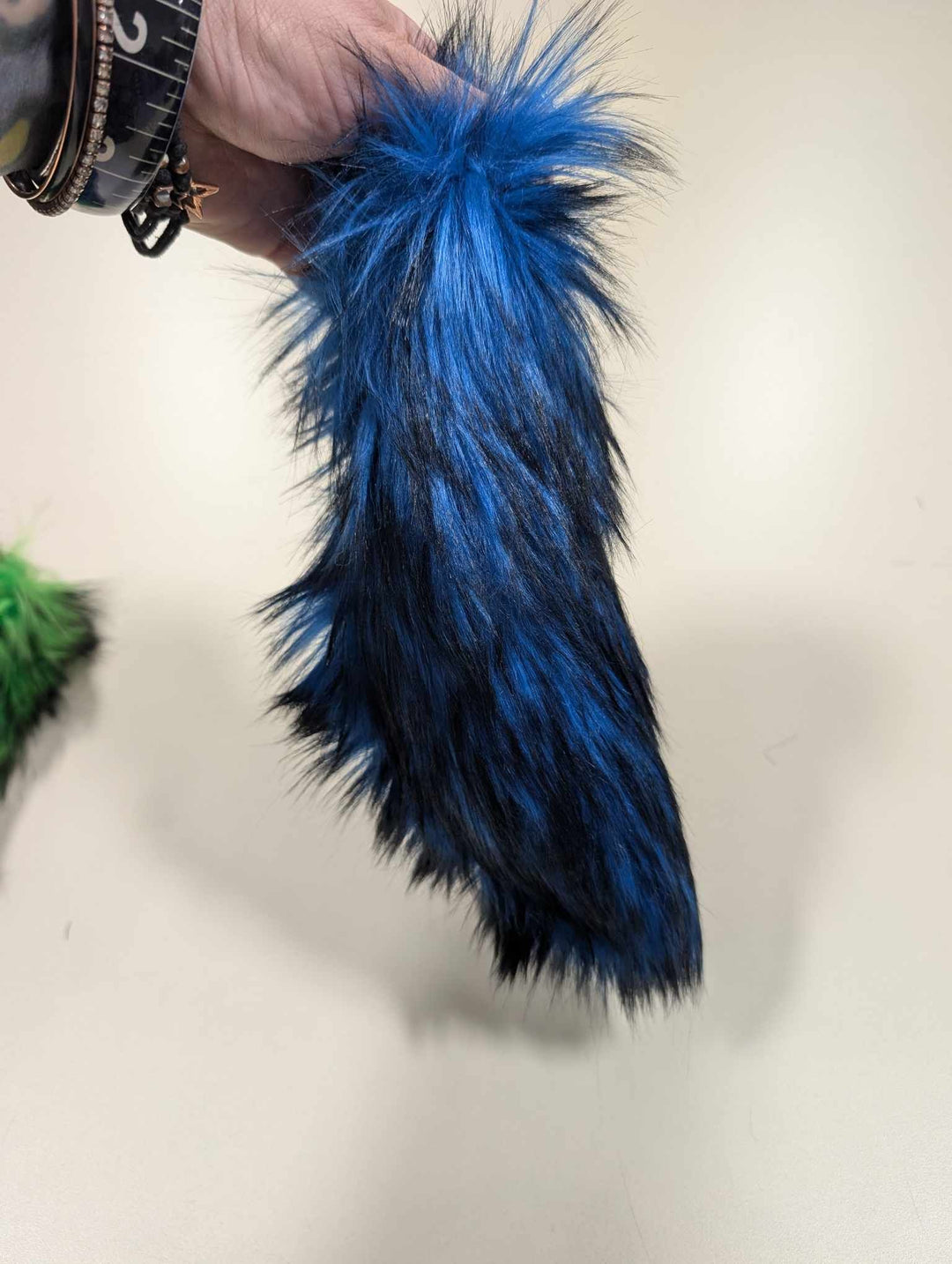 Micro Wolf Tail Keychain - Wild Wolf Fur