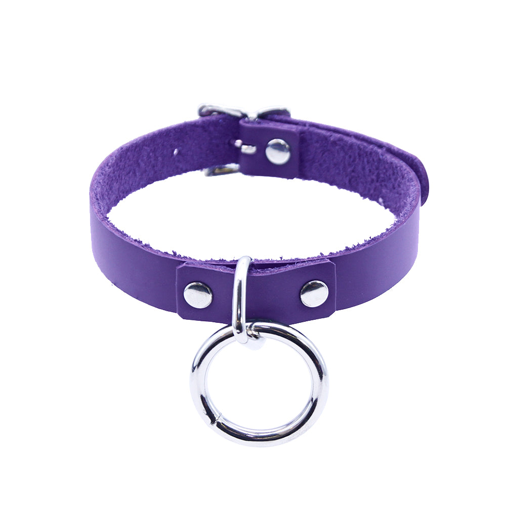 ✧ Dark Purple Basic Ring Collar [Discontinued Option]
