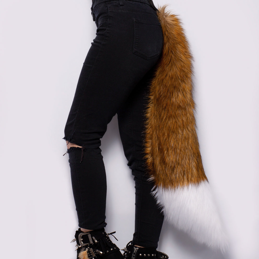 Pepper Fox Full Tail - Pawstar Pawstar Tails canine, cosplay, costume, fox, furry, ship-15, ship-15day, tail