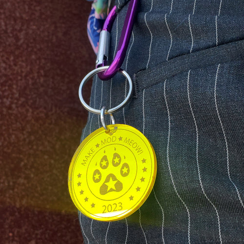 Pawstar Golden Coin Keychain - Pawstar Pawstar Keychain cosplay, costume, furry, ship-15, swag