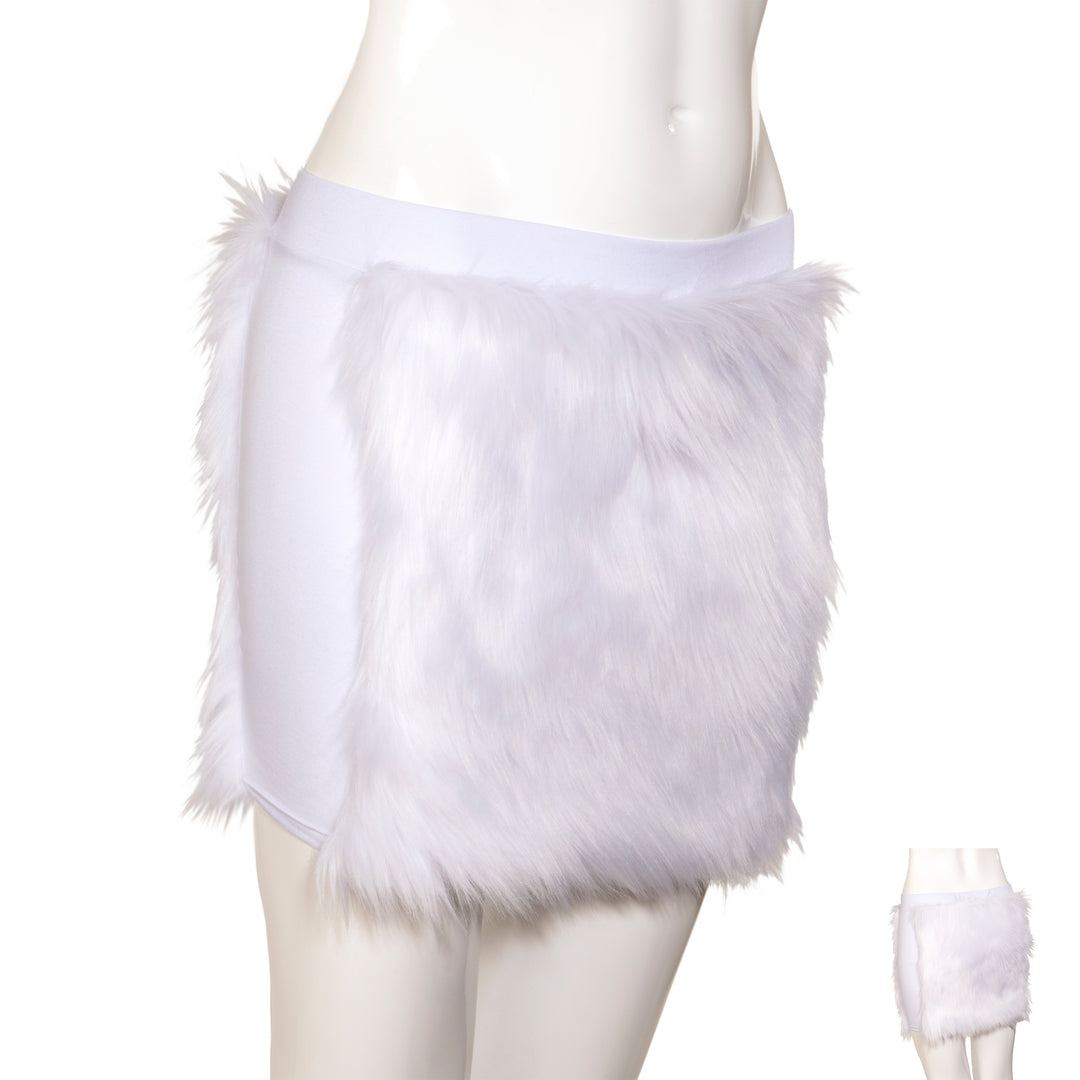 Fur Body Con Skirt