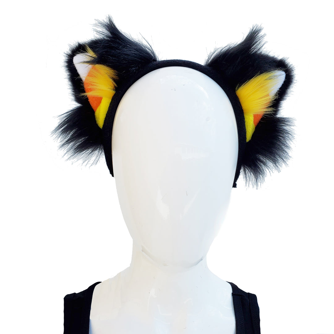 ✧ Candy Corn Kitty Headand [Discontinued Product]