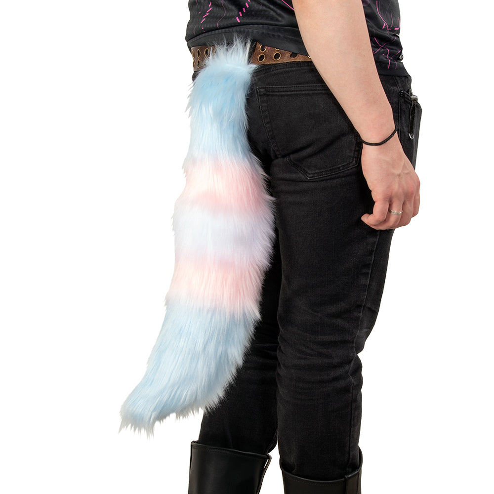 Pride Flag Tail - Pawstar Pawstar Tails canine, cosplay, costume, fox, furry, pride, ship-15, ship-15day, Tail