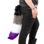 Pride Flag Tail - Pawstar Pawstar Tails canine, cosplay, costume, fox, furry, pride, ship-15, ship-15day, Tail