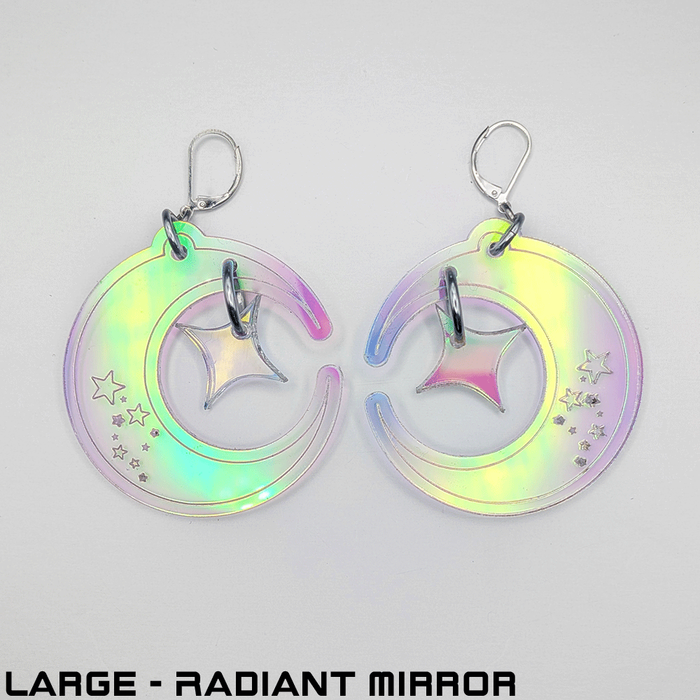 Lunar Crescent Earrings