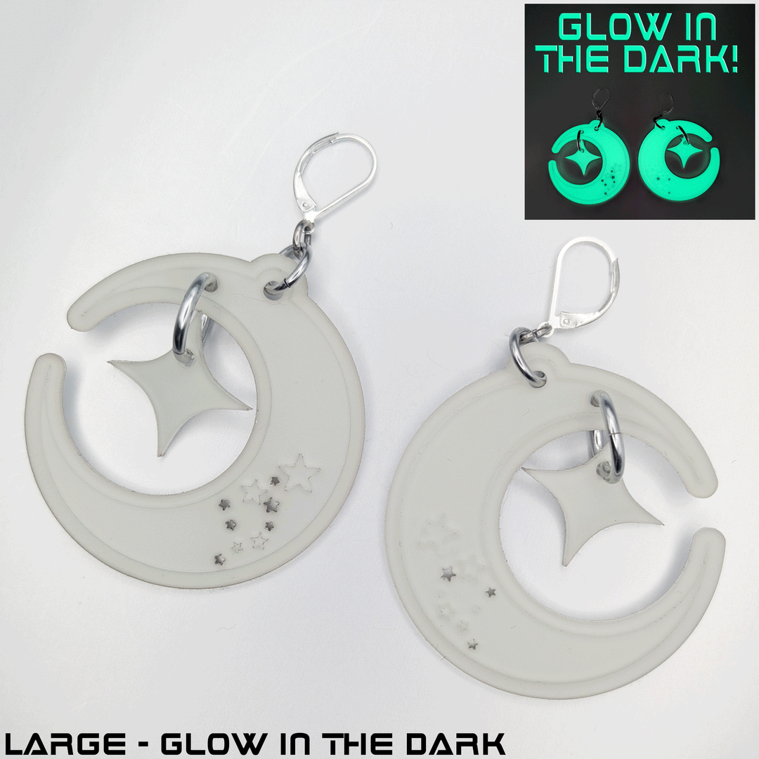 Lunar Crescent Earrings