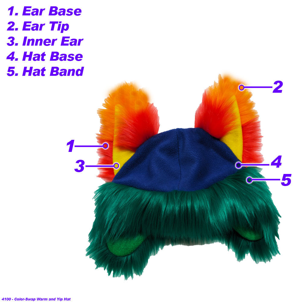 ☆ Color-Swap Warm and Yip Hat