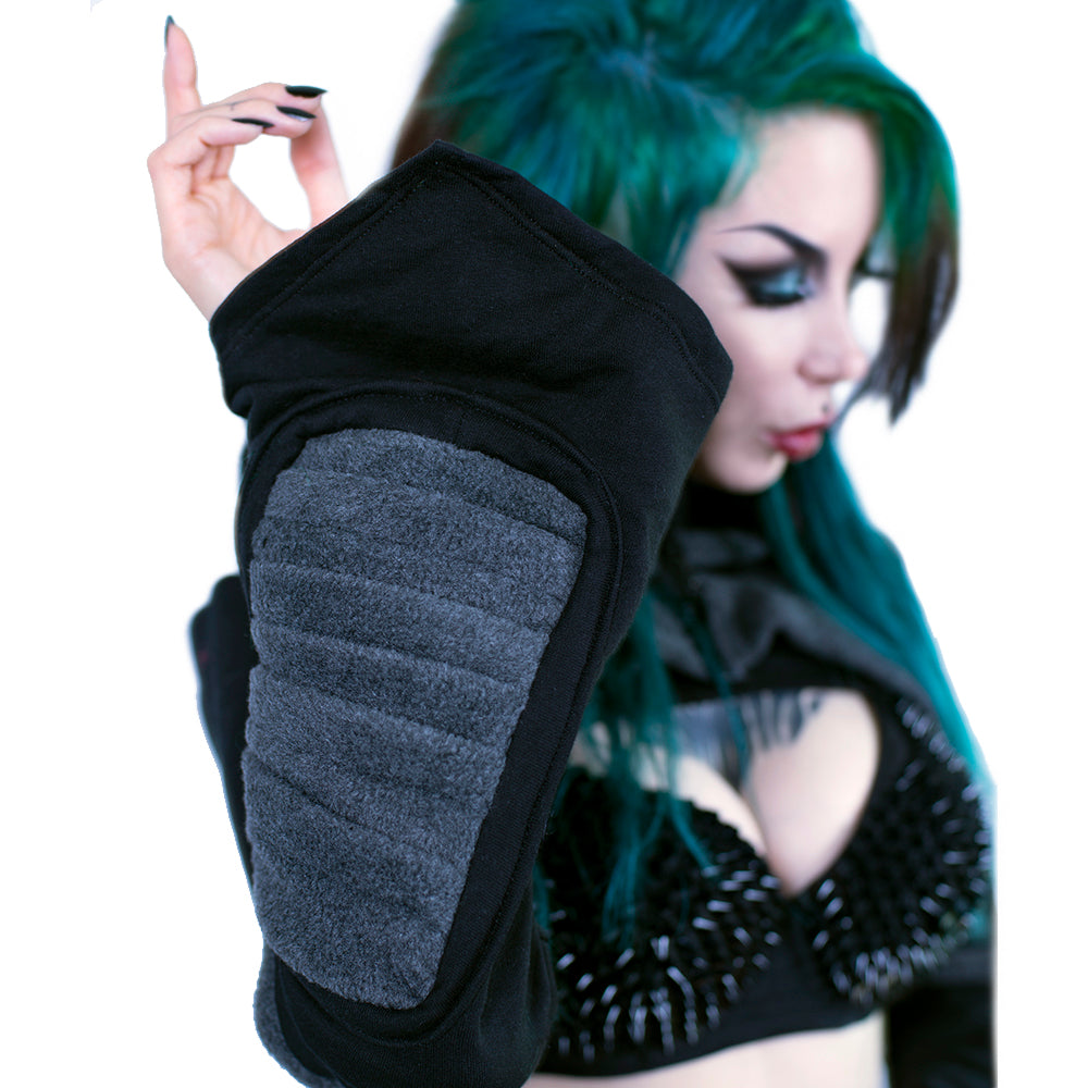 Cyber Mage Crop Shrug DSFusion Dark Star Fusion Pawstar goth pastel kawaii lolita harajuku fashion cybergoth punk cyberpunk rave raver festival dog fashion for furry furries witch witchy
