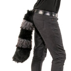 Pawstar custom commission color-swap raccoon tail for cosplay racket
