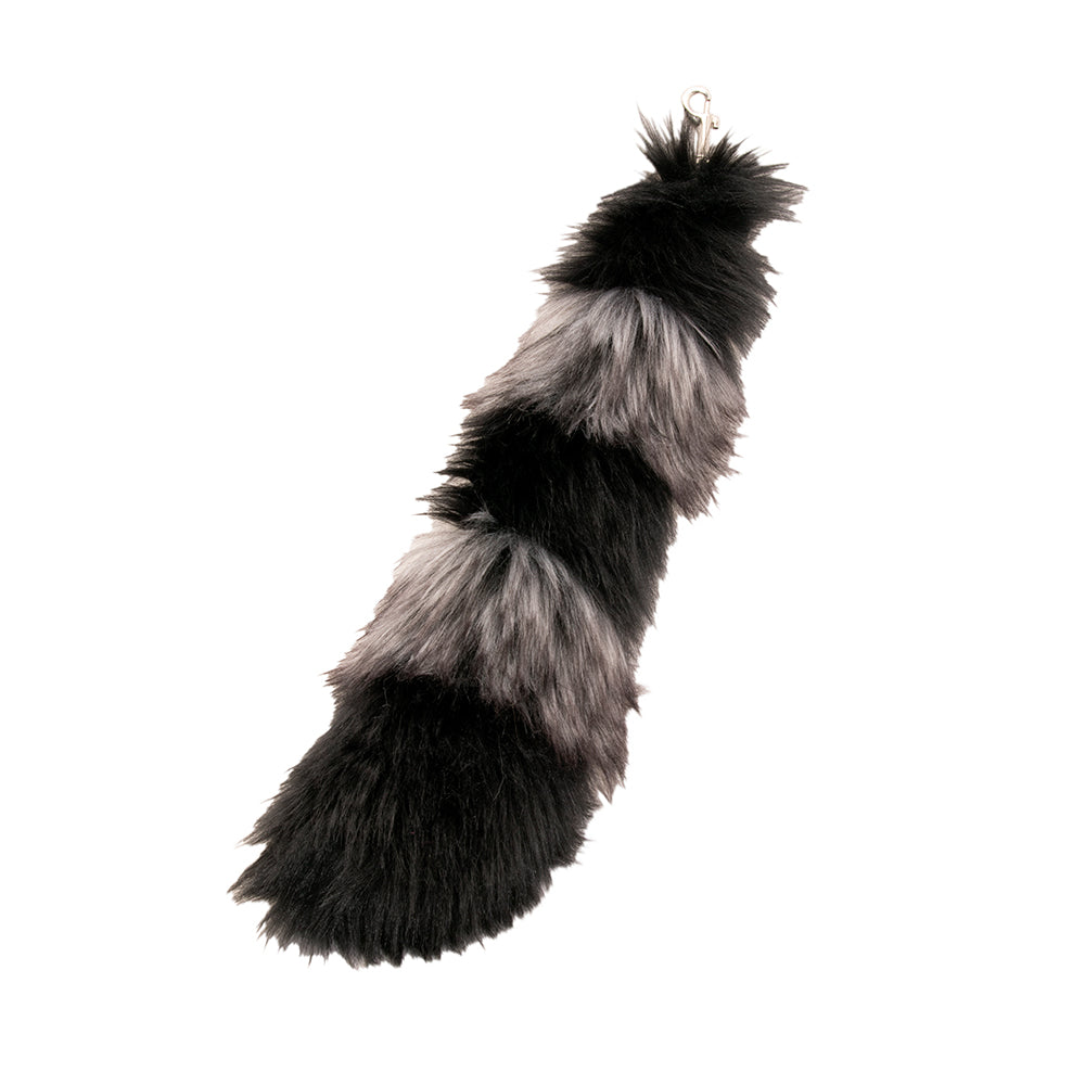 Mini Raccoon Clip Tail Keychain - Pawstar Pawstar Keychain raccoon, ship-15, tail