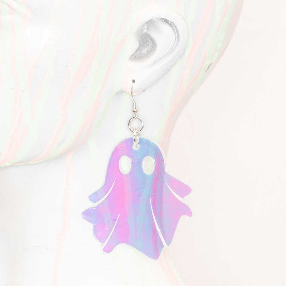 Pawstar ghost spooky halloween earring