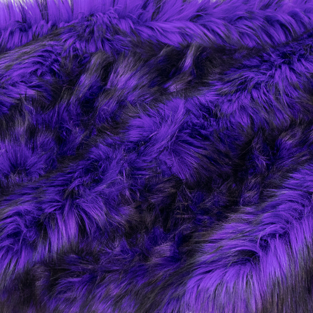 Purple Wolf Faux Fur Yardage