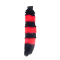 Stripey Mini Fox Tail - Pawstar Pawstar Tails canine, cosplay, costume, fox, furry, ship-15, ship-15day, tail