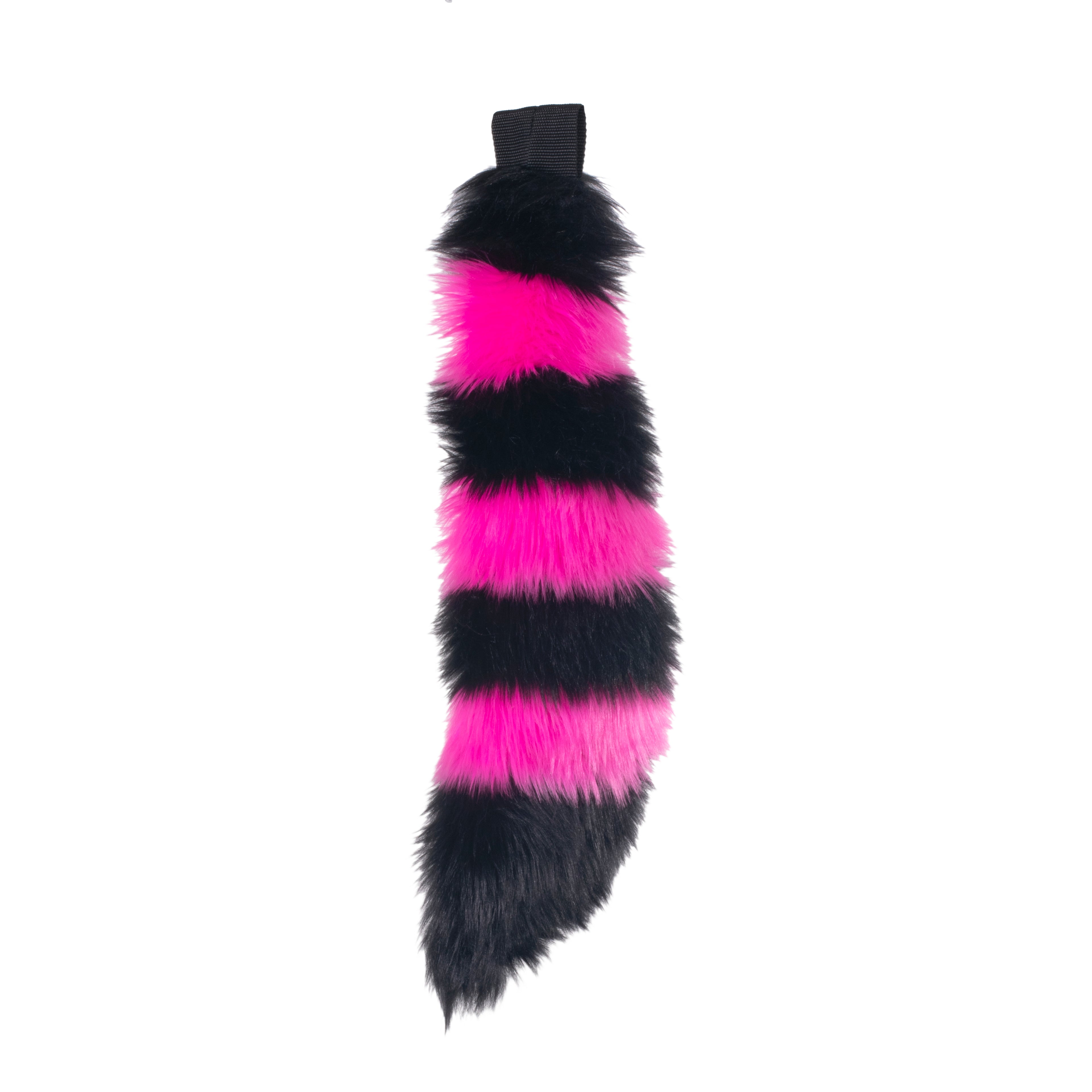 Stripey Mini Fox Tail - Pawstar Pawstar Tails canine, cosplay, costume, fox, furry, ship-15, ship-15day, tail