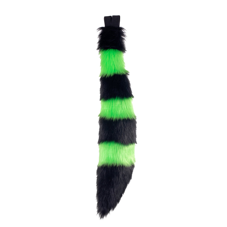 Stripey Full Fox Tail - Pawstar Pawstar Tails canine, cosplay, costume, fox, furry, ship-15, ship-15day, tail