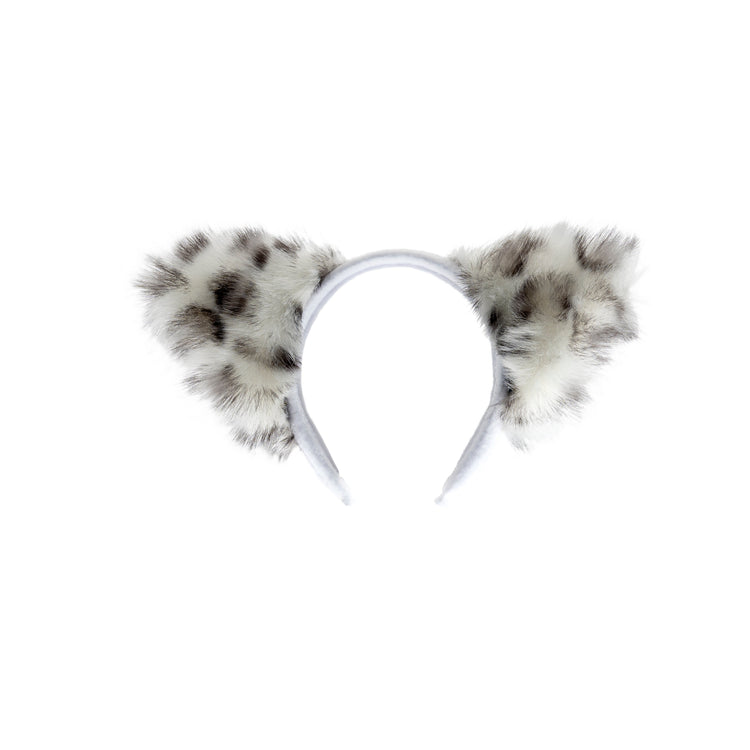 Snow Leopard Fluffy Mew Headband - Pawstar Pawstar Ear Headband cat, cosplay, costume, ear, furry, ship-15, ship-15day